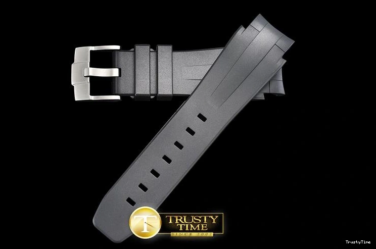 0730 Original ROLACC028D – Rubber B Black Vulcanized Strap For Rolex DeepSea 839